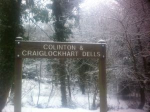 snow sign colinton dell