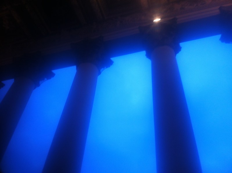 Pillars at dusk