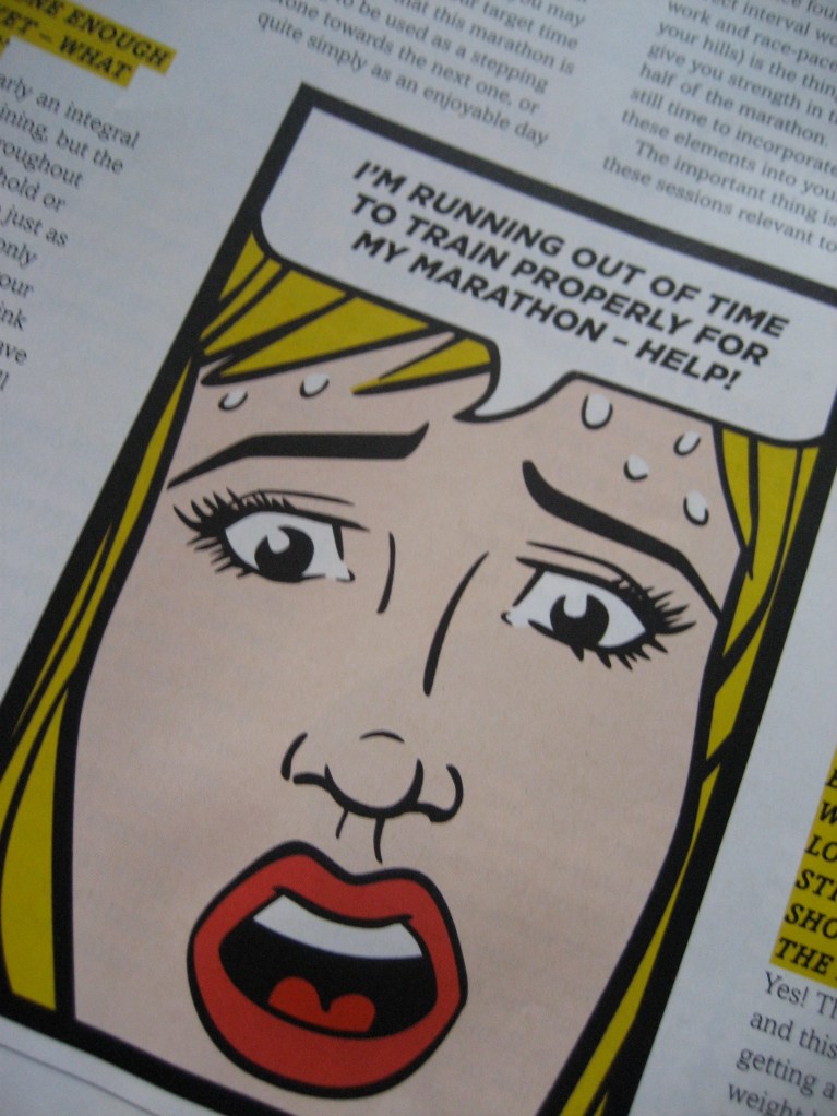 Help cartoon fromWomen's running