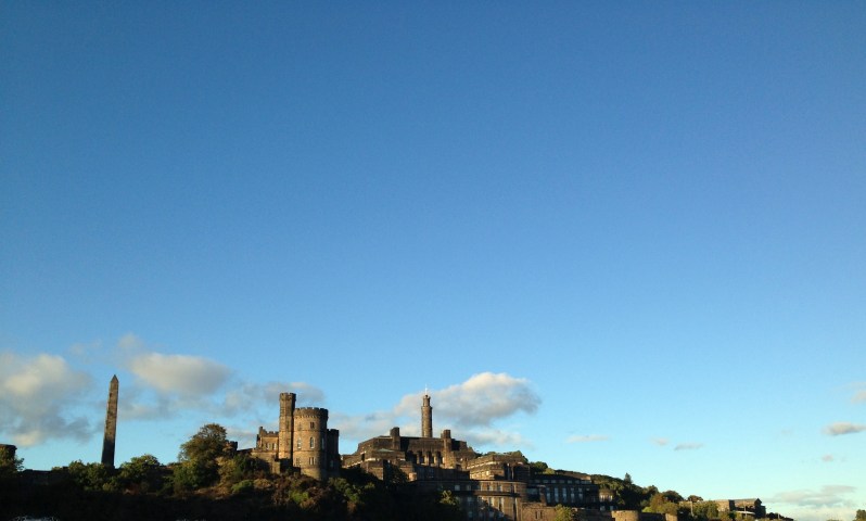 calton hill view