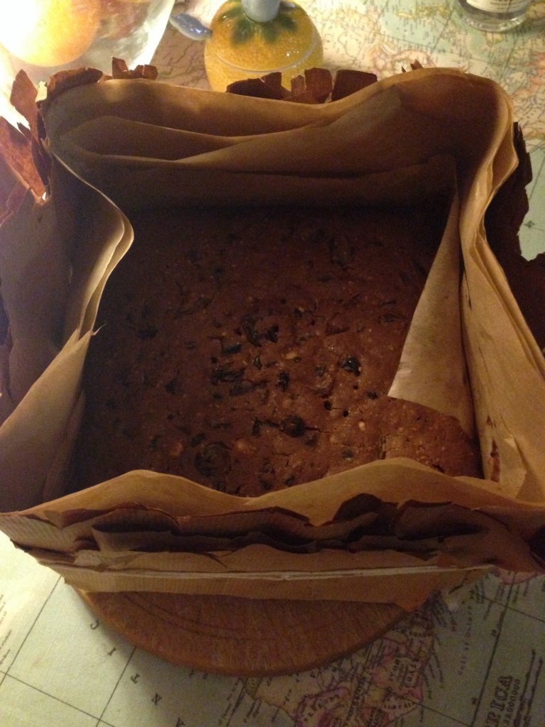 Christmas cake cooked version