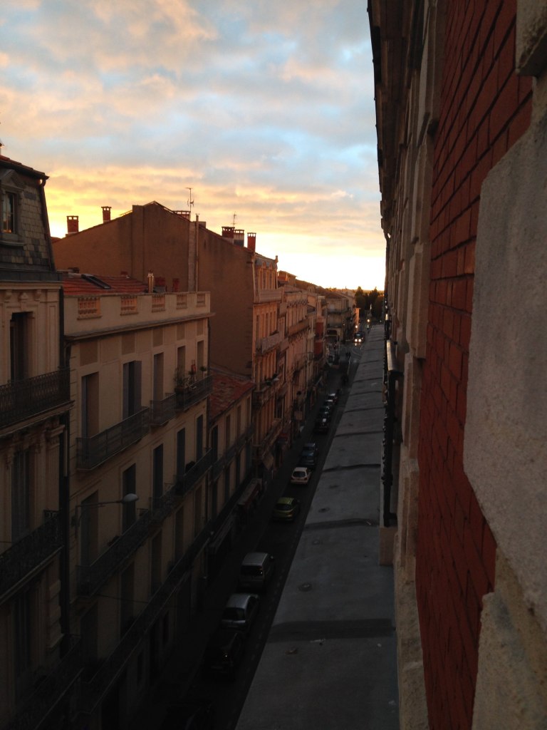 morning rooftop view