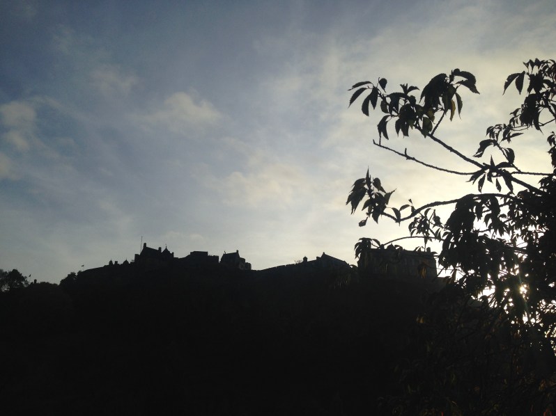 Edinburgh skyline silhouette