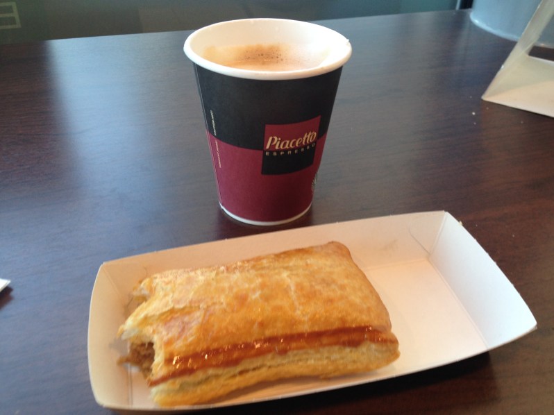 Belgian roadside breakfast 