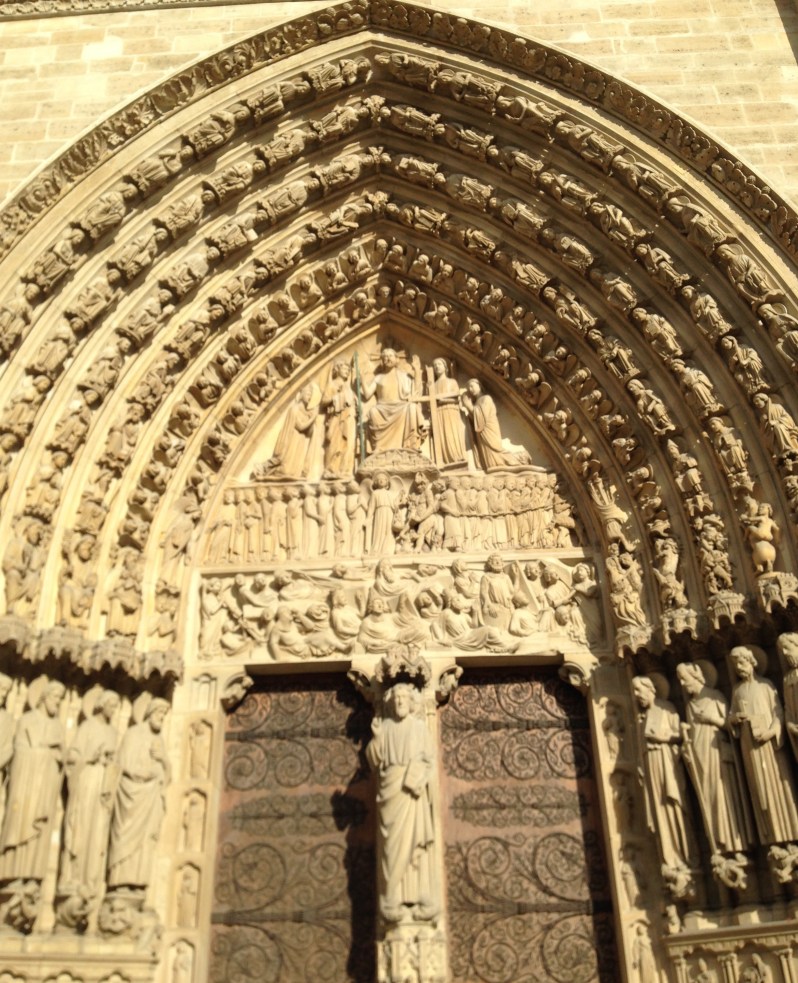 Notre Dame, Paris, door, cathedral
