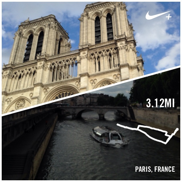 paris run Nike+