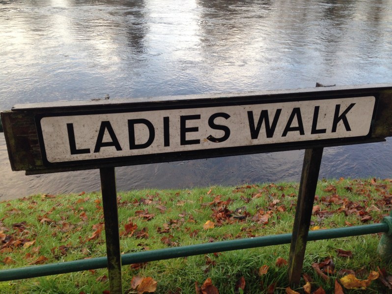 Ladies walk sign , Inverness