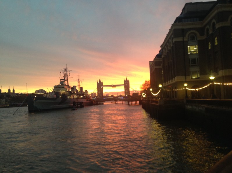 view from London bridge 2