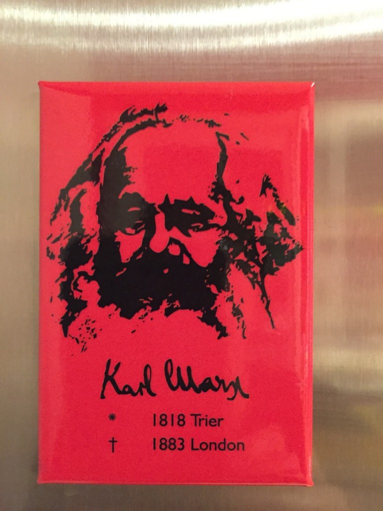 Karl Marx magnet gift