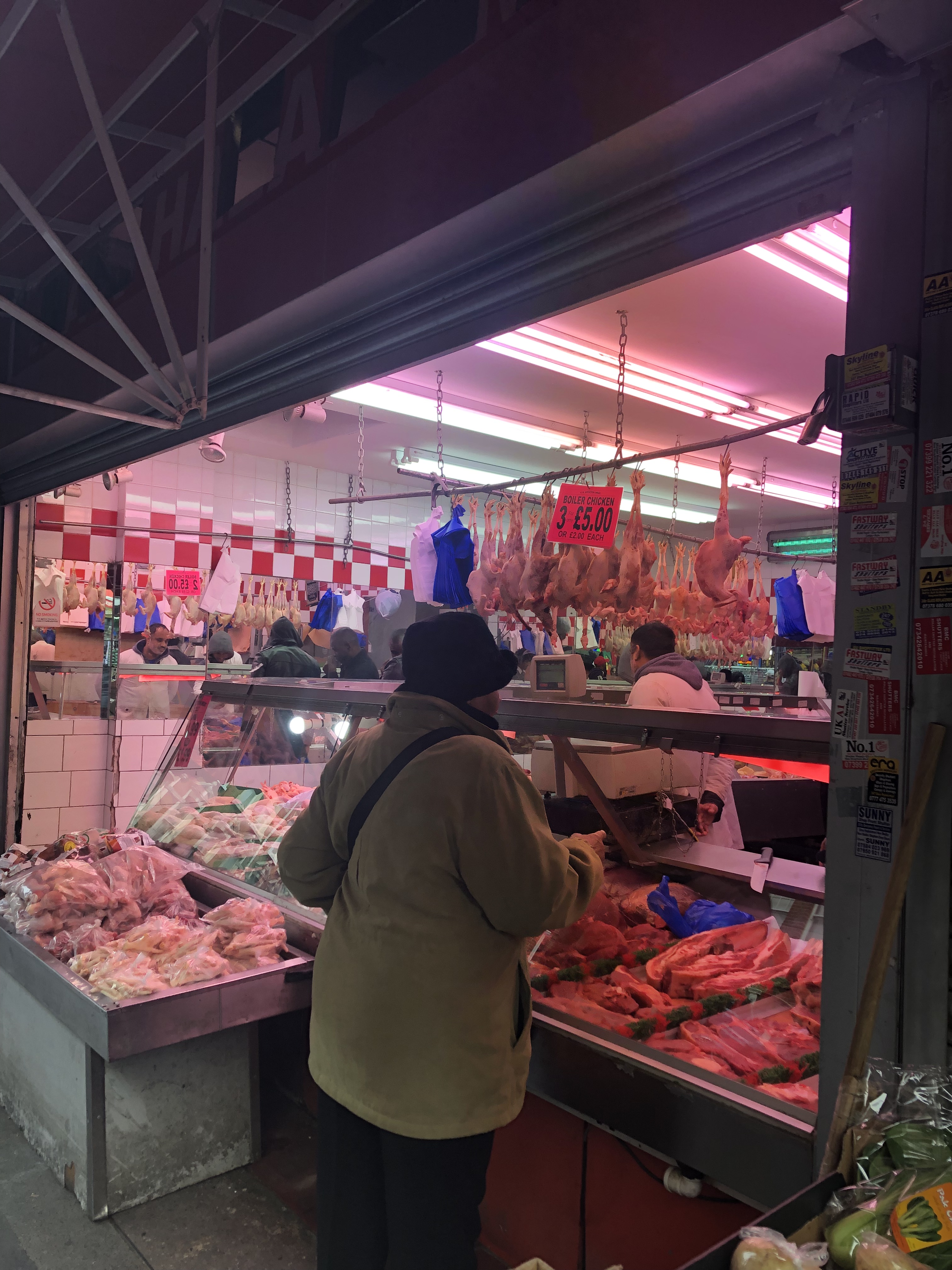 Brixton market butchers 