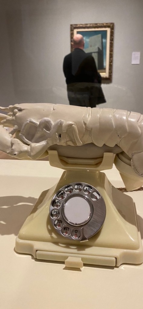 cream coloured lobster telephone